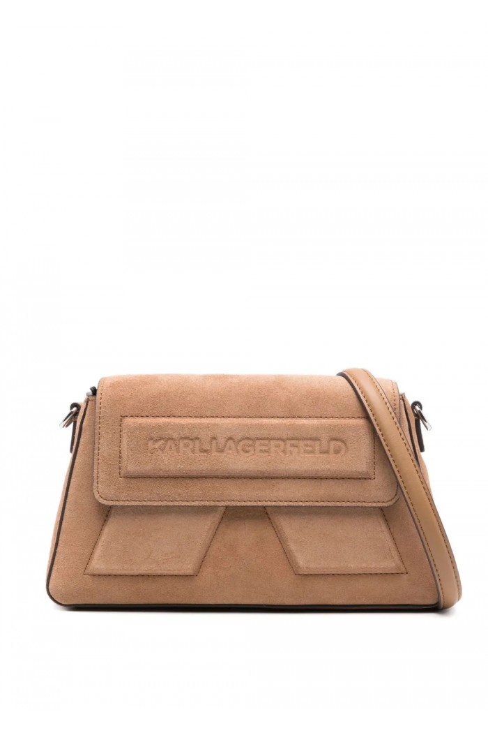 Ikon suede cross body bag
