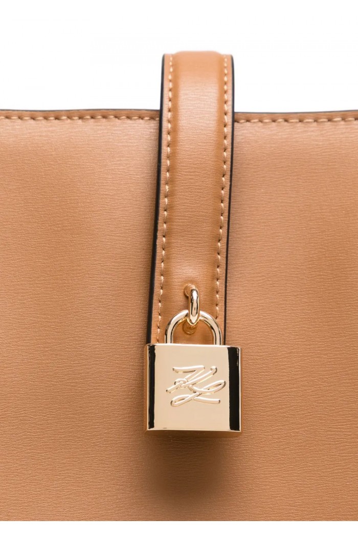 AUTOGRAPH PADLOCK MEDIUM TOTE BAG