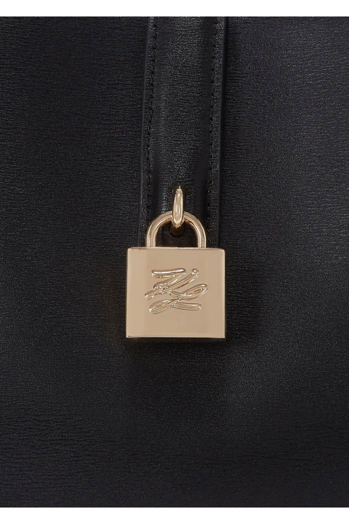 AUTOGRAPH PADLOCK MEDIUM TOTE BAG