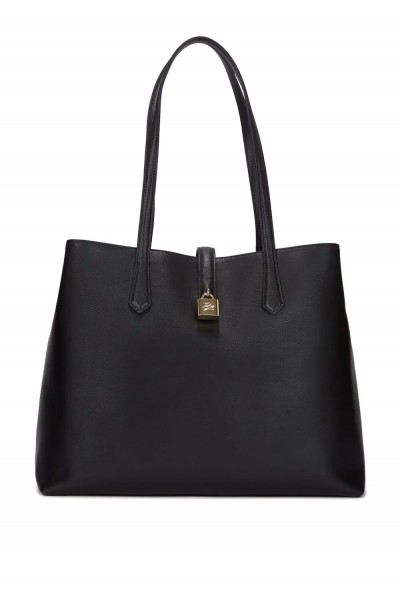 AUTOGRAPH PADLOCK MEDIUM TOTE BAG