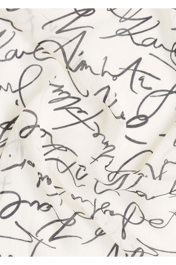 ESSENTIAL SCRIBBLE SCARF