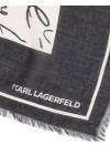 ESSENTIAL SCRIBBLE SCARF