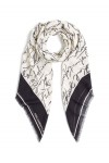 ESSENTIAL SCRIBBLE SCARF