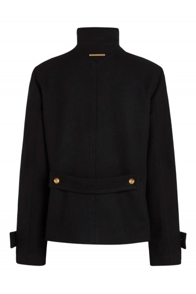 RETRO SHORT WOOL COAT