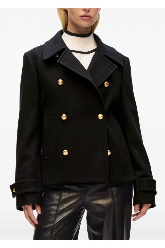 RETRO SHORT WOOL COAT