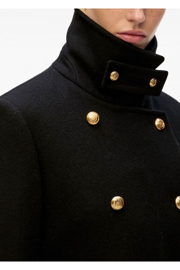 RETRO SHORT WOOL COAT