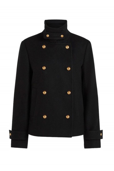 RETRO SHORT WOOL COAT