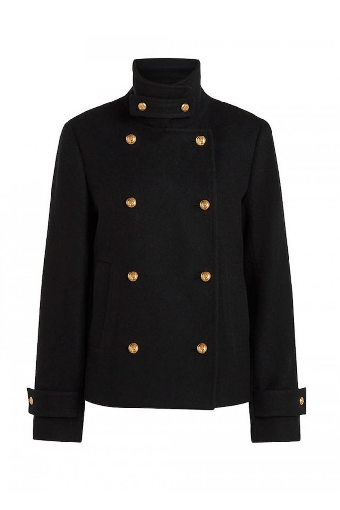 RETRO SHORT WOOL COAT