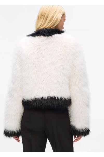 Faux-fur jacket