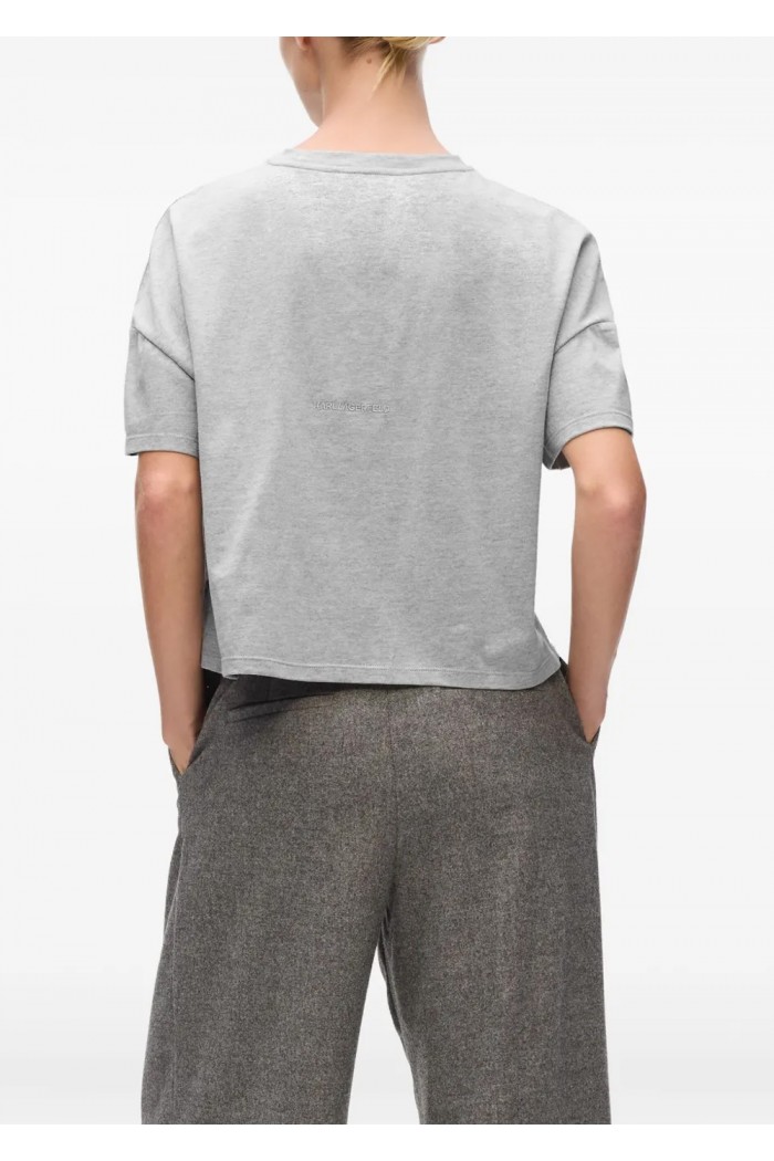 Autograph sequin-embellished T-shirt