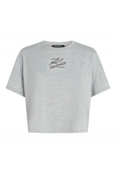 Autograph sequin-embellished T-shirt