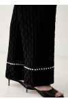 Pearl Detail Knit Pants 