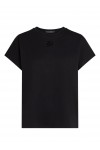 Autograph cap-sleeve T-shirt