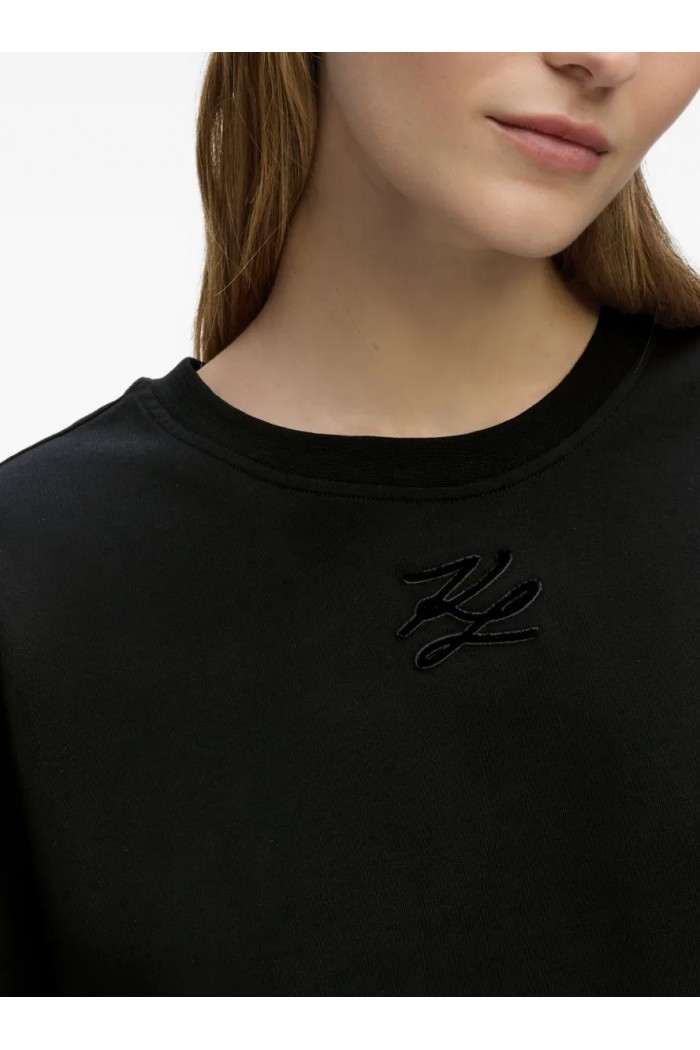 Autograph cap-sleeve T-shirt