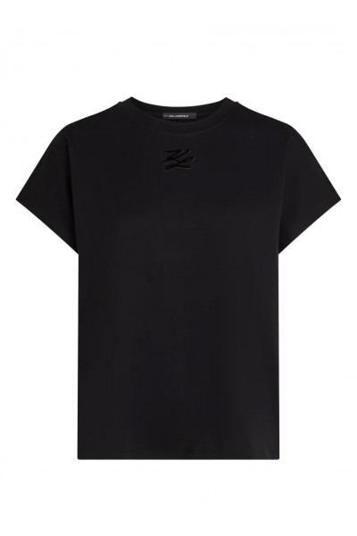Autograph cap-sleeve T-shirt