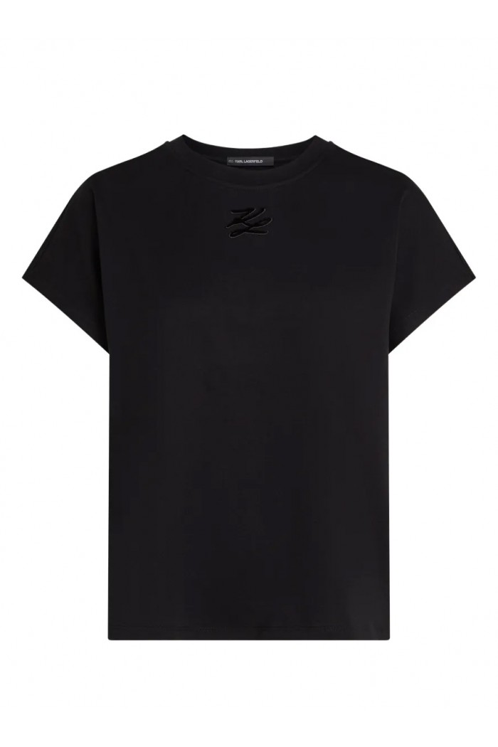 Autograph cap-sleeve T-shirt
