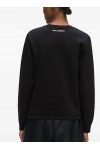 Signature faux-pearl hem sweatshirt