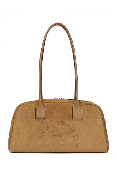 Daily suede shoulder bag