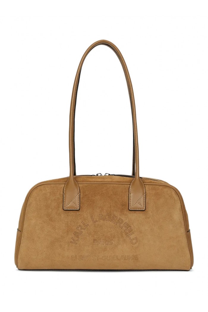 Daily suede shoulder bag