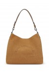 Daily suede hobo bag