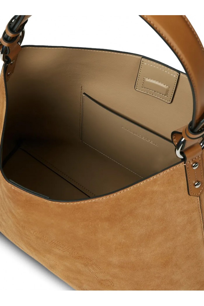 Daily suede hobo bag