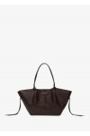 Pierced top-handle tote bag