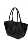 Pierced top-handle tote bag