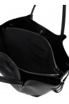 Pierced top-handle tote bag
