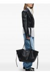 Pierced top-handle tote bag