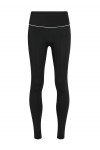 Contrast piping athleisure leggings
