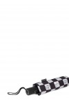 Ballet checkered sketch-print umbrella
