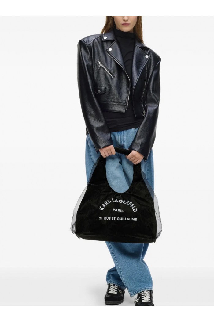 Rue St-Guillaume sling-mesh hobo bag