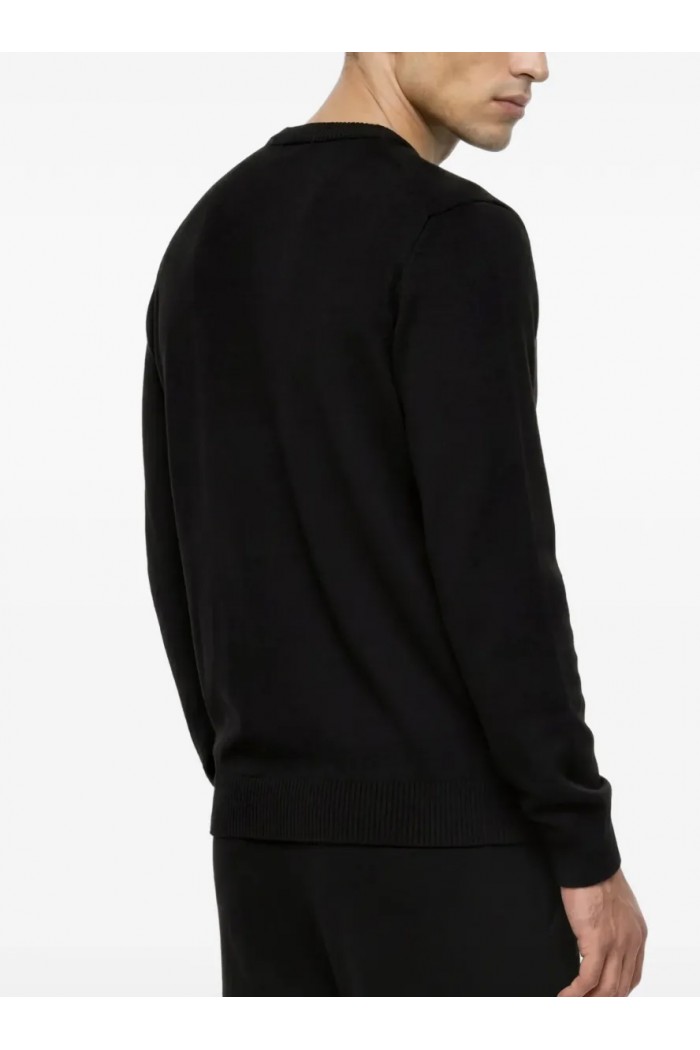 Monogram cashmere blend loungewear sweater