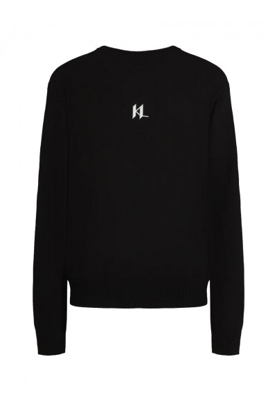 Monogram cashmere blend loungewear sweater
