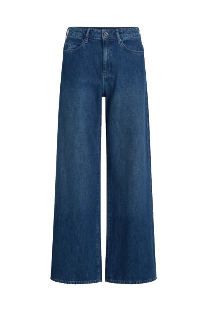 Wide Leg Denim Pants 