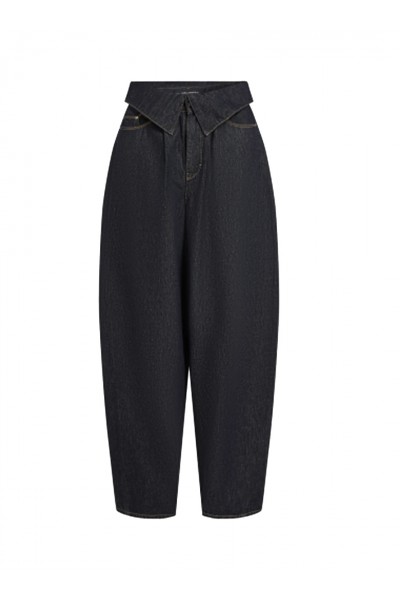 Fold Over Wide Denim 
