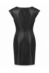Faux Leather Dress