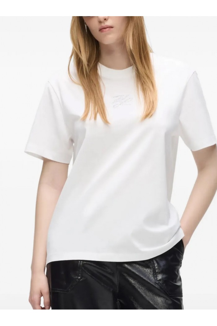Rhinestone Autograph T-shirt