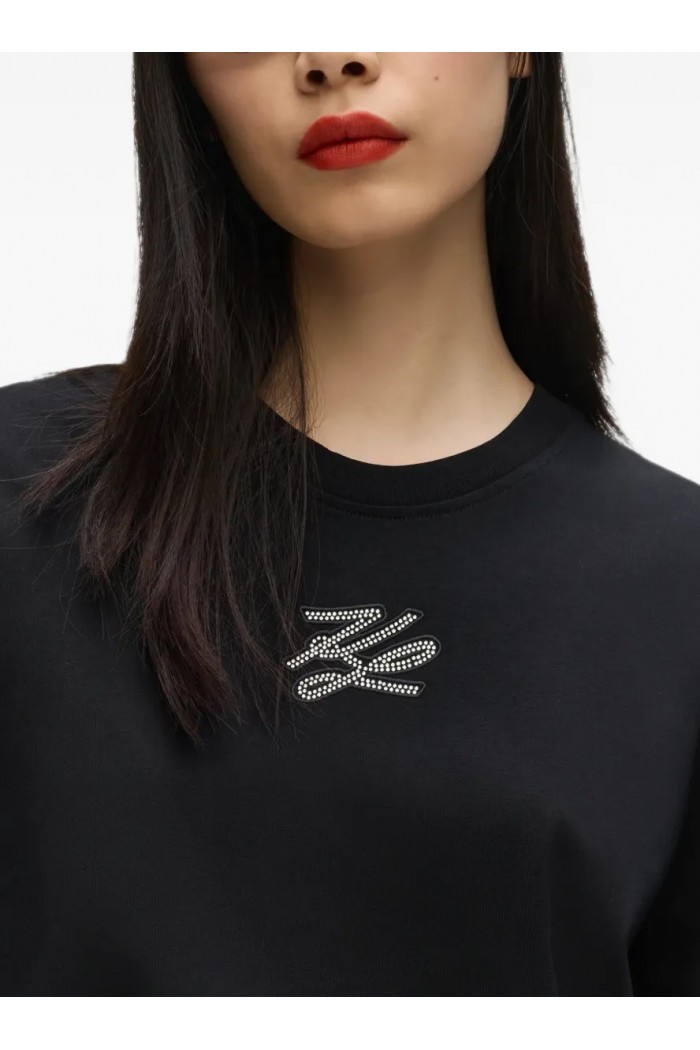 Rhinestone Autograph T-shirt