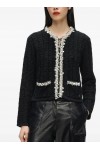 Textured beaded cardigan