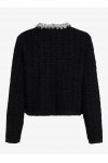 Textured beaded cardigan