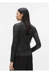 Sequin knit top