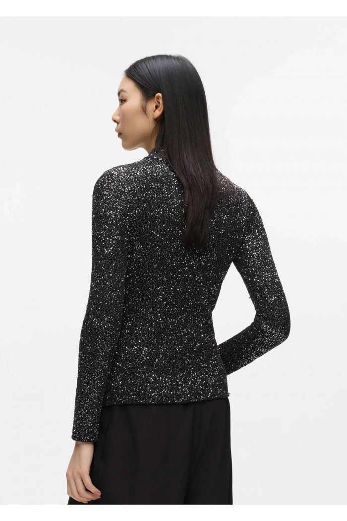 Sequin knit top