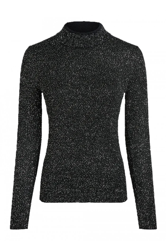 Sequin knit top