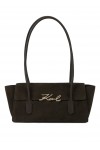 Signature suede shoulder bag Signature suede shoulder bag