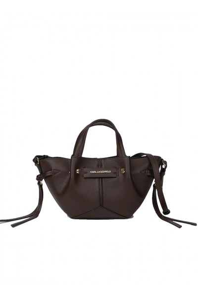 Pierced mini tote bag