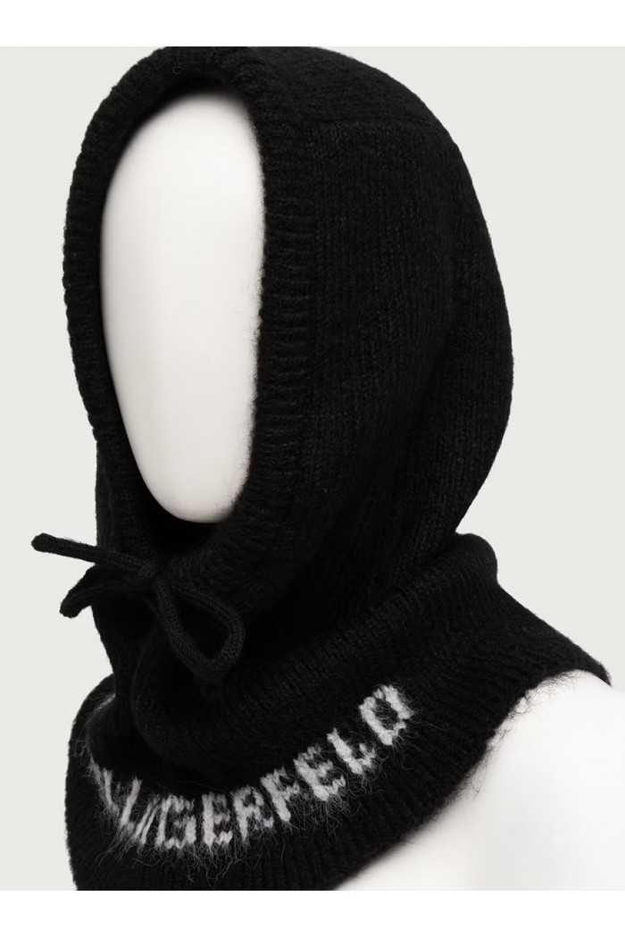 intarsia knitted balaclava