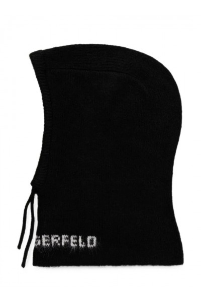 intarsia knitted balaclava