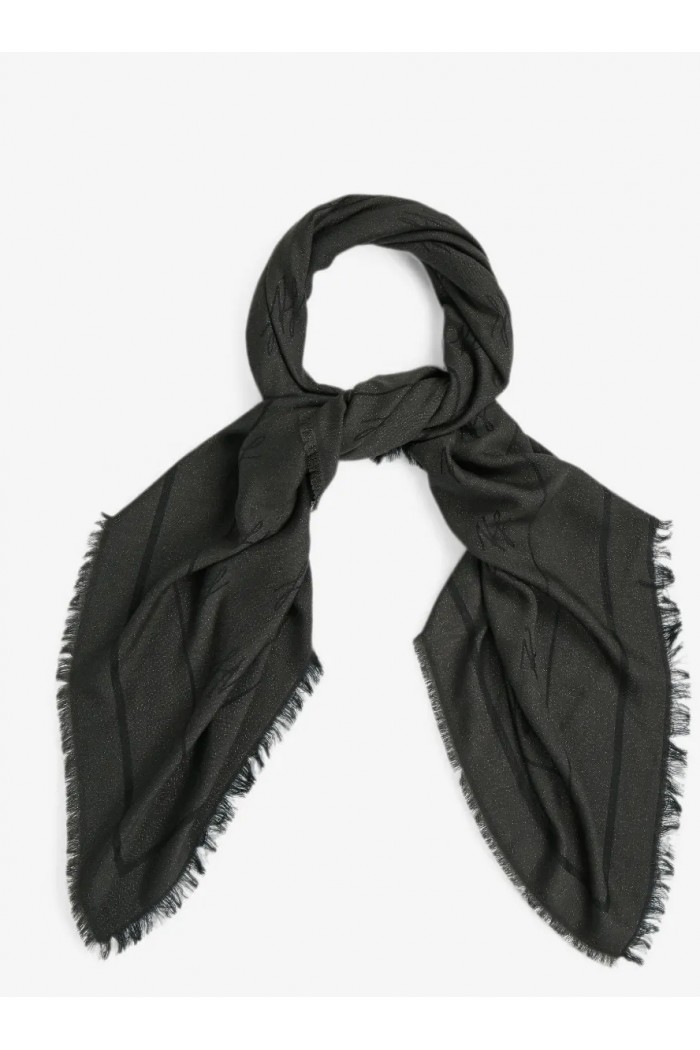 Autograph shimmer jacquard scarf