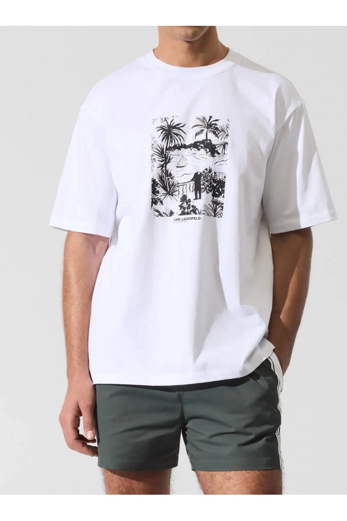 Villa de Vigie beach T-shirt